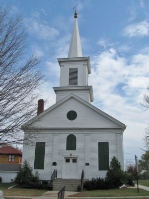 First Congregational Church and Marker image. Click for full size.