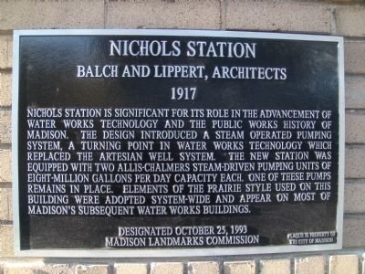 Nichols Station Marker image. Click for full size.