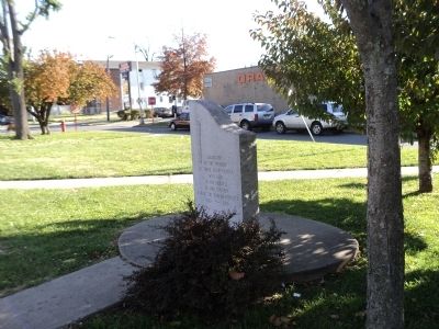 Marker on the Military Commons image. Click for full size.