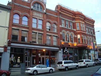 Fine Old Town buildings - Johnson Street. Click for full size. Fine Old Town buildings - Johnson Street image. Click for full size.