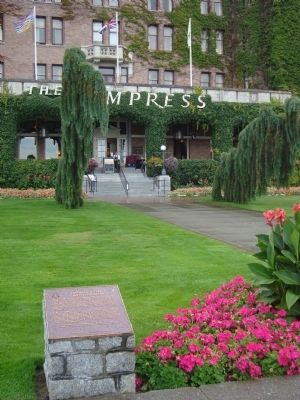 Empress Hotel Marker image. Click for full size.
