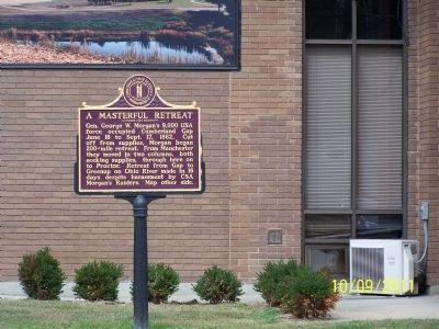 A Masterful Retreat Marker. Click for full size. A Masterful Retreat Marker image. Click for full size.