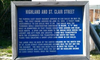 Highland and St. Clair Street Marker image. Click for full size.