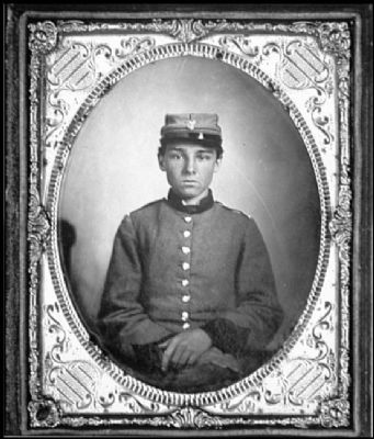 Portrait of Pvt. Edwin Francis Jemison, 2nd Louisiana Regiment, C.S.A. image. Click for full size.