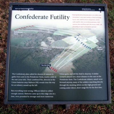 Confederate Futility Marker image. Click for full size.