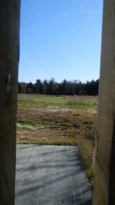 Viewing portal, south end of the Memorial wall. Click for full size. Viewing portal, south end of the Memorial wall image. Click for full size.