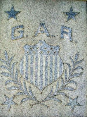 Hampson Post No. 499 G.A.R. Civil War Memorial. Click for full size. Hampson Post No. 499 G.A.R. Civil War Memorial image. Click for full size.