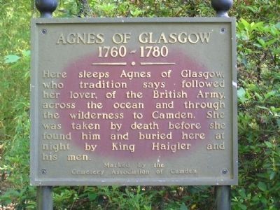 Agnes of Glasgow 1760 ~ 1780 Marker image. Click for full size.