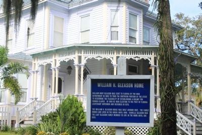 An additional William H. Gleason Home Marker image. Click for full size.