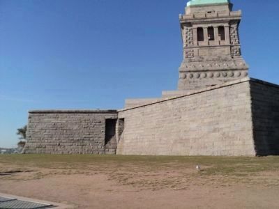 Granite Walls of Fort Wood image. Click for full size.