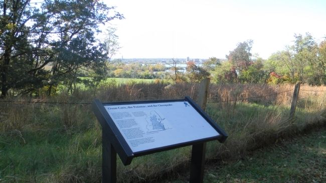 Oxon Cove, the Potomac, and the Chesapeake Marker image. Click for full size.