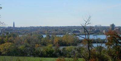View toward the Potomac River from the Oxon Hill Hiker/Biker Trail image. Click for full size.