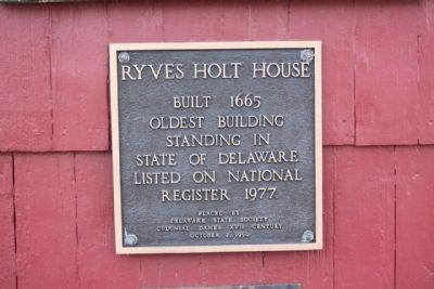 Ryves Holt House Colonial Dames National Register Plaque image. Click for full size.