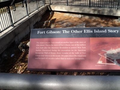 Fort Gibson Marker (Left Side) image. Click for full size.