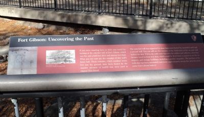 Fort Gibson: Uncovering the Past Marker. Click for full size. Fort Gibson: Uncovering the Past Marker image. Click for full size.