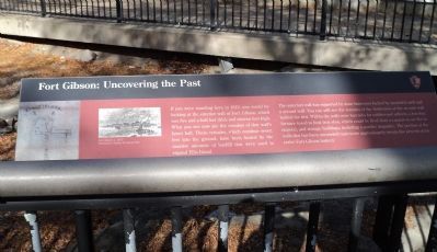 Fort Gibson: Uncovering the Past Marker image. Click for full size.