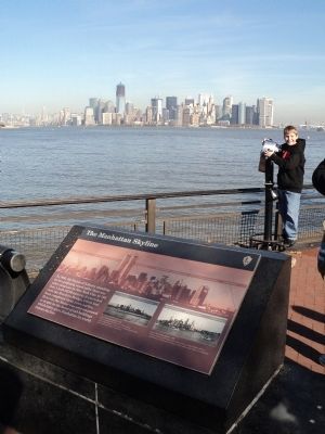 The Manhattan Skyline and Marker image. Click for full size.