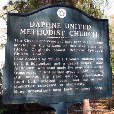 Daphne United Methodist Church Marker image. Click for full size.