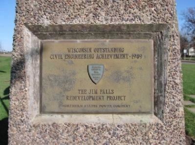 Wisconsin Outstanding Civil Engineering Achievement Plaque image. Click for full size.