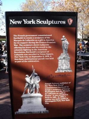 New York Sculptures Marker image. Click for full size.