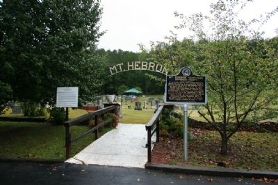 Mt. Hebron Cemetery Marker image. Click for full size.