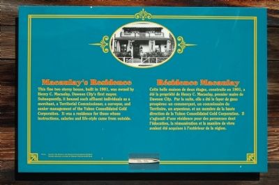 Macaulay’s Residence Marker image. Click for full size.