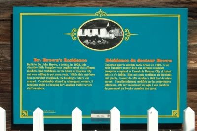 Dr. Brown’s Residence Marker image. Click for full size.