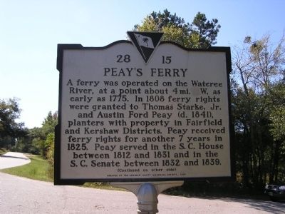 Peay's Ferry / Peay's Ferry Road Marker image. Click for full size.