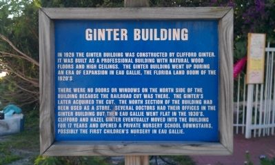 Ginter Building Marker image. Click for full size.