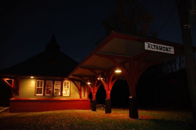 The Altamont Train Station image. Click for full size.