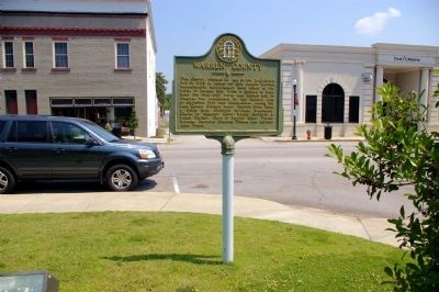 Warren County Marker. Click for full size. Warren County Marker image. Click for full size.