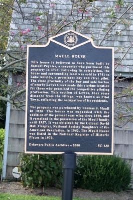 Maull House Marker image. Click for full size.