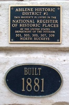 301-309 North Buckeye Ave NRHP Marker image. Click for full size.