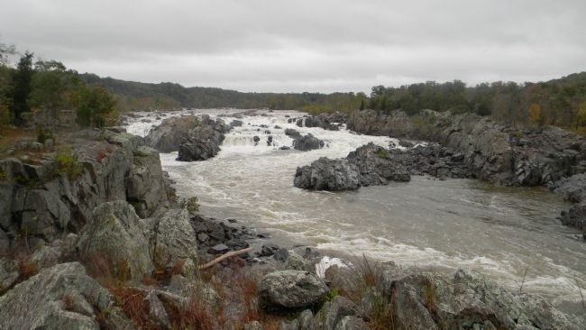The Great Falls viewed from overlook near the marker. Click for full size. The Great Falls viewed from overlook near the marker image. Click for full size.