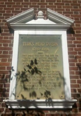 Turk’s Head Tavern Marker image. Click for full size.