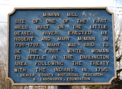McMinn Mill Marker image. Click for full size.