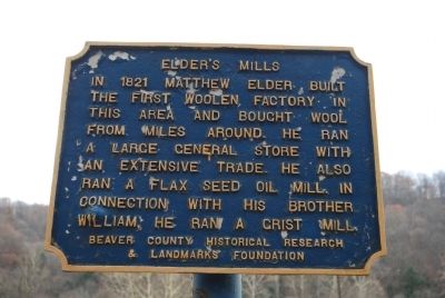 Elder's Mills Marker image. Click for full size.