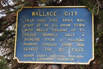 Wallace City Marker image. Click for full size.