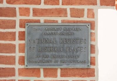 St. Paul's Protestant Episcopal Church and National Register Plaque image. Click for full size.