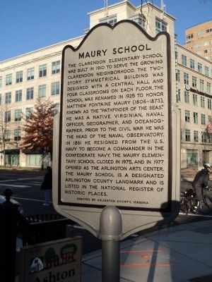 Maury School Marker image. Click for full size.