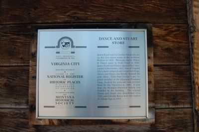 Dance and Stuart Store Marker image. Click for full size.
