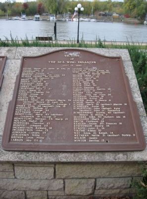 Victims of the Sea Wing Disaster Marker image. Click for full size.
