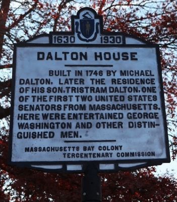 Dalton House Marker. Click for full size. Dalton House Marker image. Click for full size.
