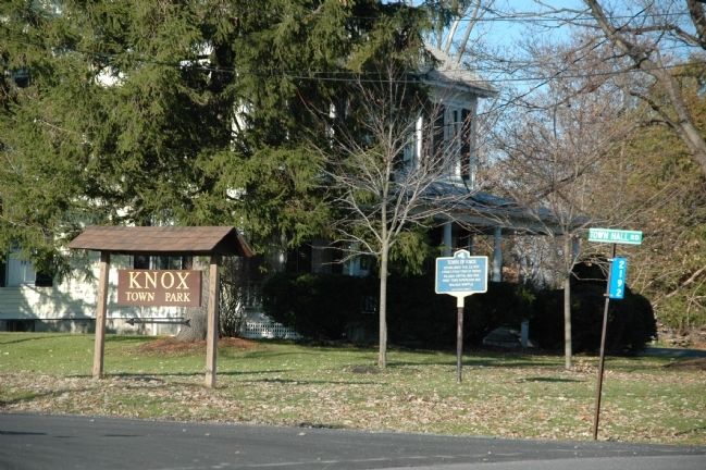 Town of Knox Marker image. Click for full size.