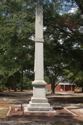Johnston Civil War Monument East face image. Click for full size.