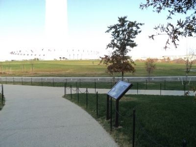 Why is the Washington Monument Temporarily Closed? Marker image. Click for full size.