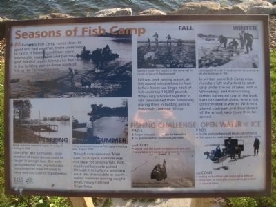 Seasons of Fish Camp Marker image. Click for full size.