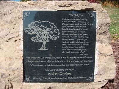 Plaque in the Vineyard image. Click for full size.