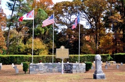 Confederate Dead & Hospitals Marker. Click for full size. Confederate Dead & Hospitals Marker image. Click for full size.