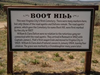 Boot Hill Marker image. Click for full size.